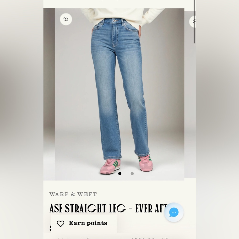 Warp + Weft, “Ase” straight fit